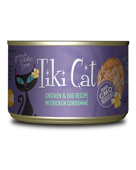 Tiki Cat Koolina Luau Chicken & Egg in Chicken Consomme 6oz